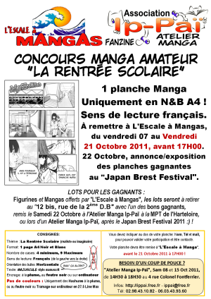 Concours Manga Octobre 2011
