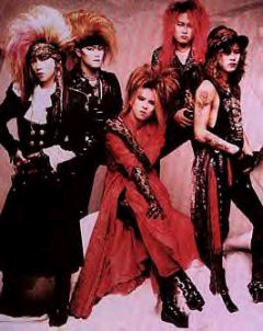 hide, Toshi, Yoshiki, Pata & Heath de X-Japan